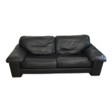 Steiner sofa bed in black leather