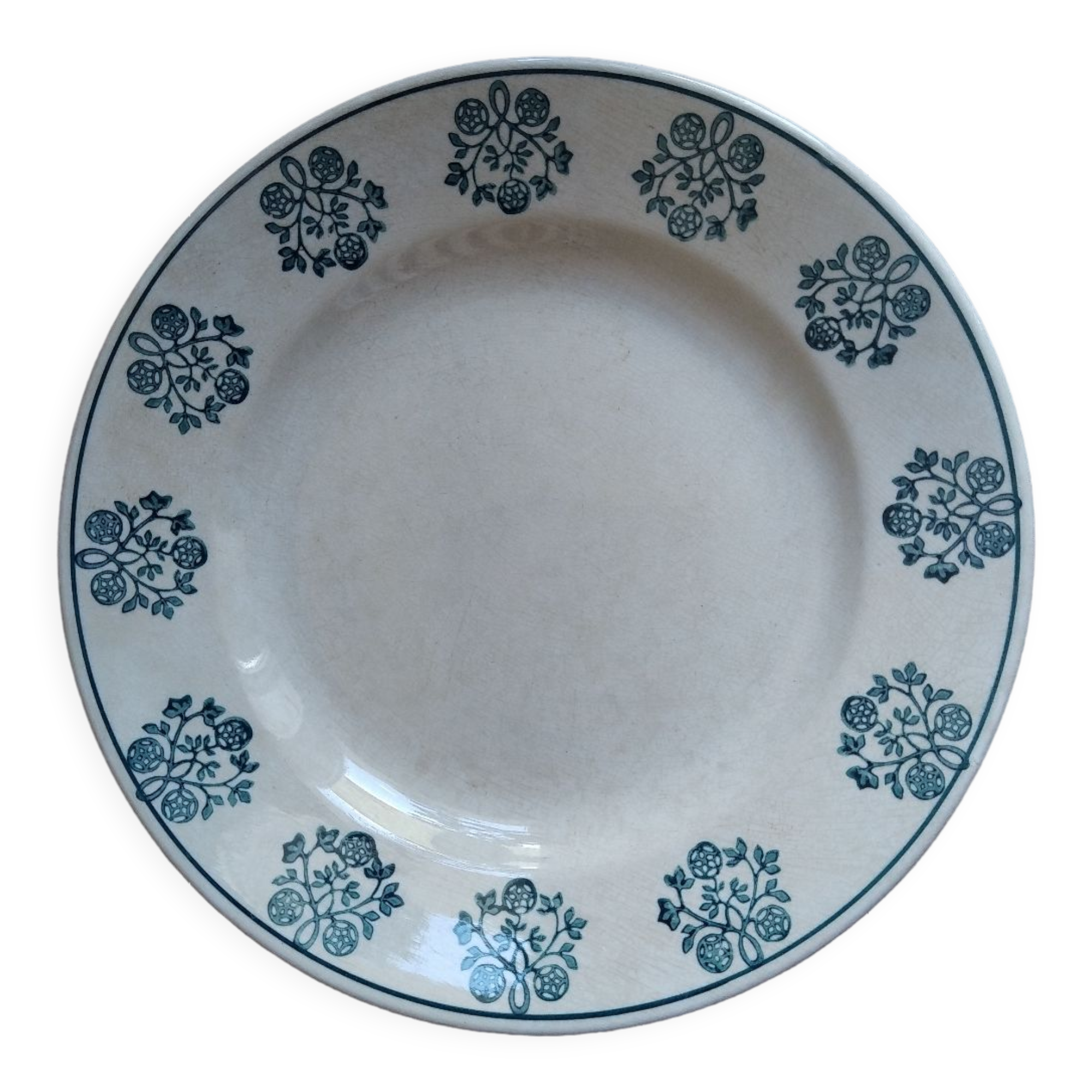 Assiette René Sarreguemines