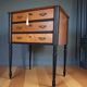 Commode Louis XV vintage – Marqueterie bois de cerisier