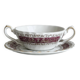 Porcelain cup with two handles