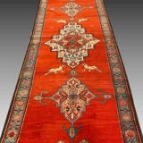Tapis d'orient t Ancien Karabagh Armenie : 5.30 X 1.00 Mètres