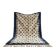Large Berber rug made of pure wool, traditionally handwoven, 3/4 m.
