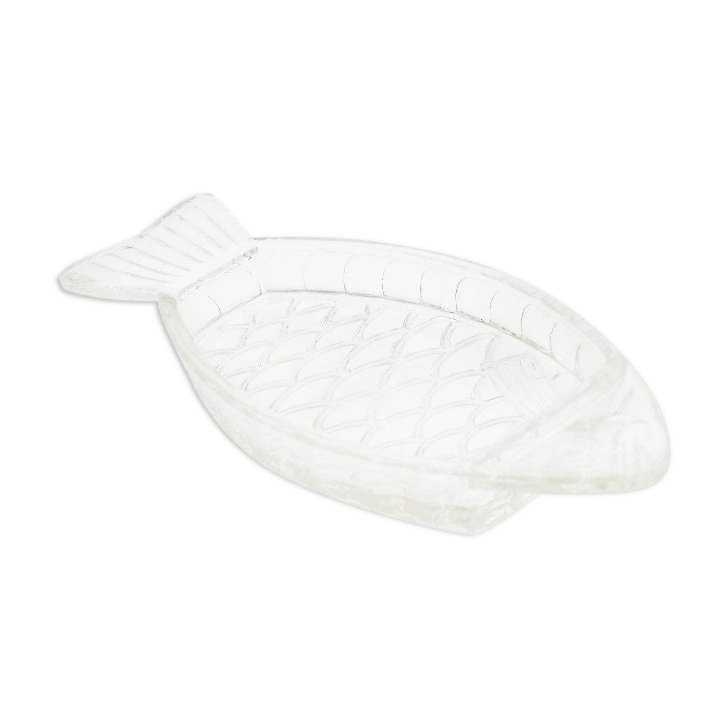 Ramequin vintage glass fish