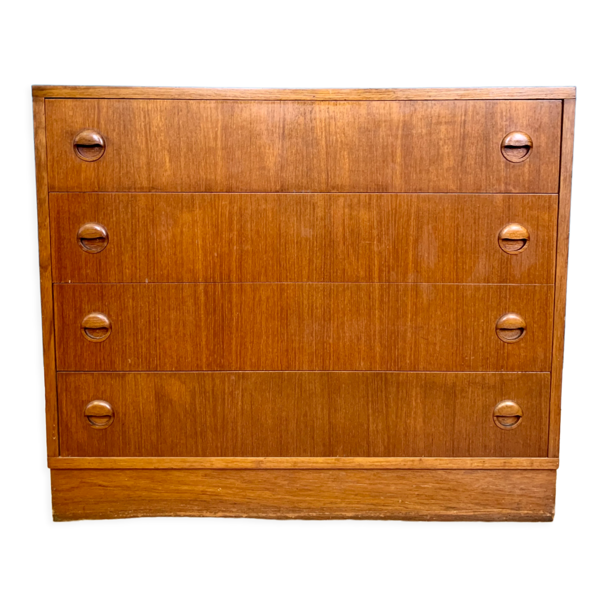70's teak chest of drawers