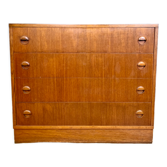 70's teak chest of drawers