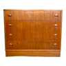 70's teak chest of drawers