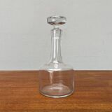 Vintage Scandinavian glass carafe bottle, 1970s