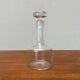 Vintage Scandinavian glass carafe bottle, 1970s