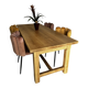Table de ferme chêne massif