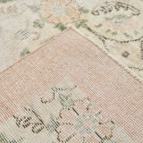 7x10 Large Floral Handmade Vintage Rug, 209x312Cm