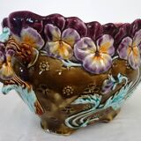 Large planter cache pot borbotine Onnaing art nouveau