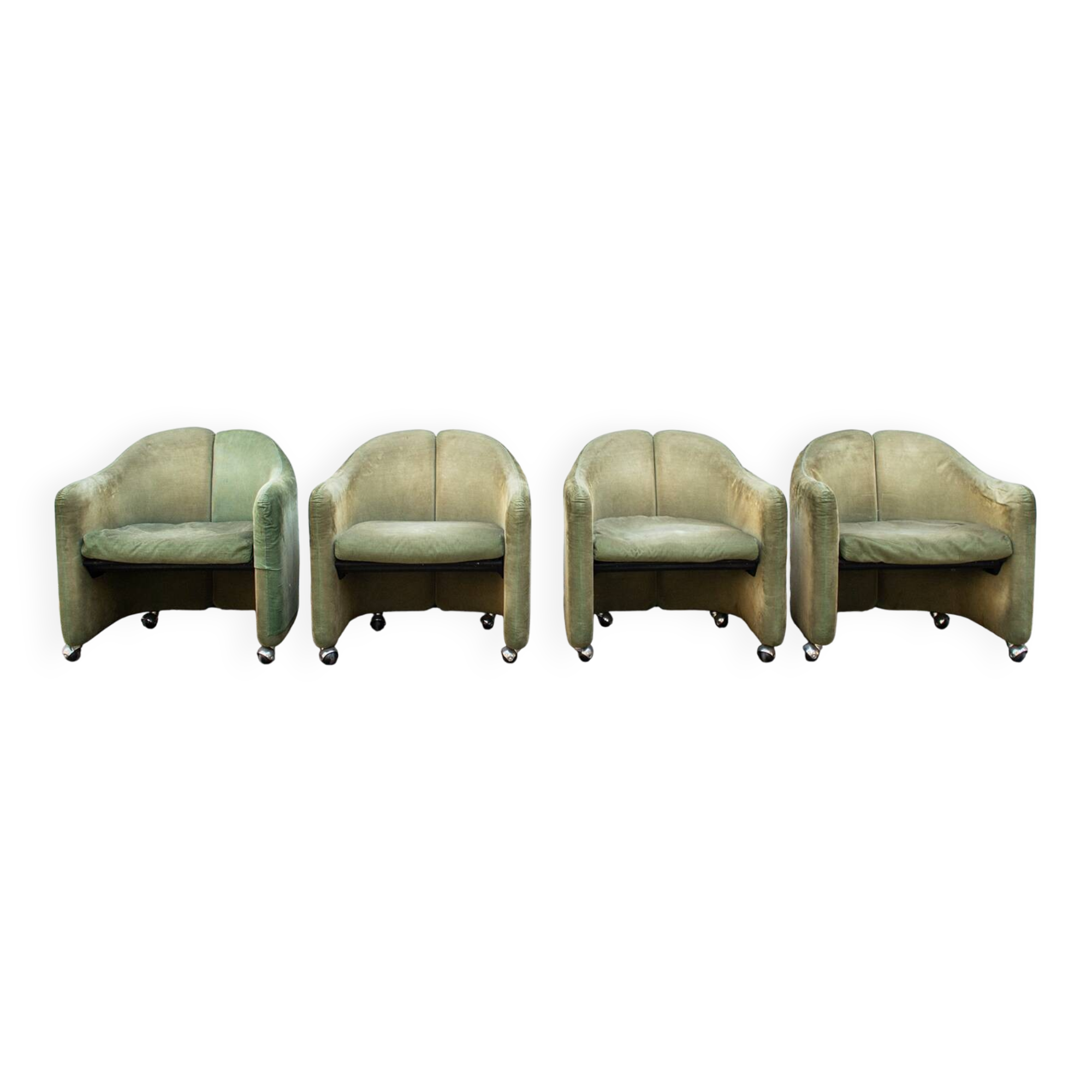 Poltroncine PS142 by Eugenio Gerli and Mario Cristiani for Tecno, 1960