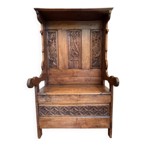 Cathèdre stalle coffre