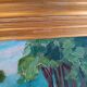 Oil painting, horseback riding in the forest