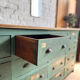 Old workshop drawer unit with original patina.