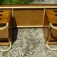Bauhaus tubular desk with 6 drawers vintage 1950