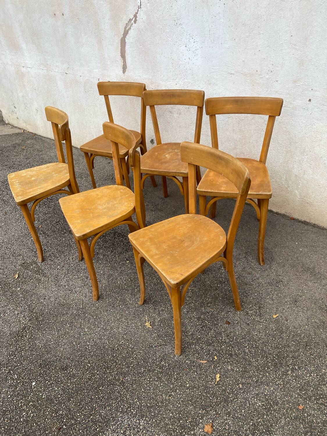 Set de 6 chaises baumann bistrot