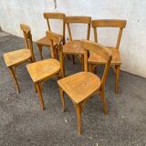 Set de 6 chaises baumann bistrot