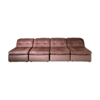 Vintage armchairs modular sofa