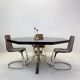 Octagonal dining table in resin, Italy 1970s