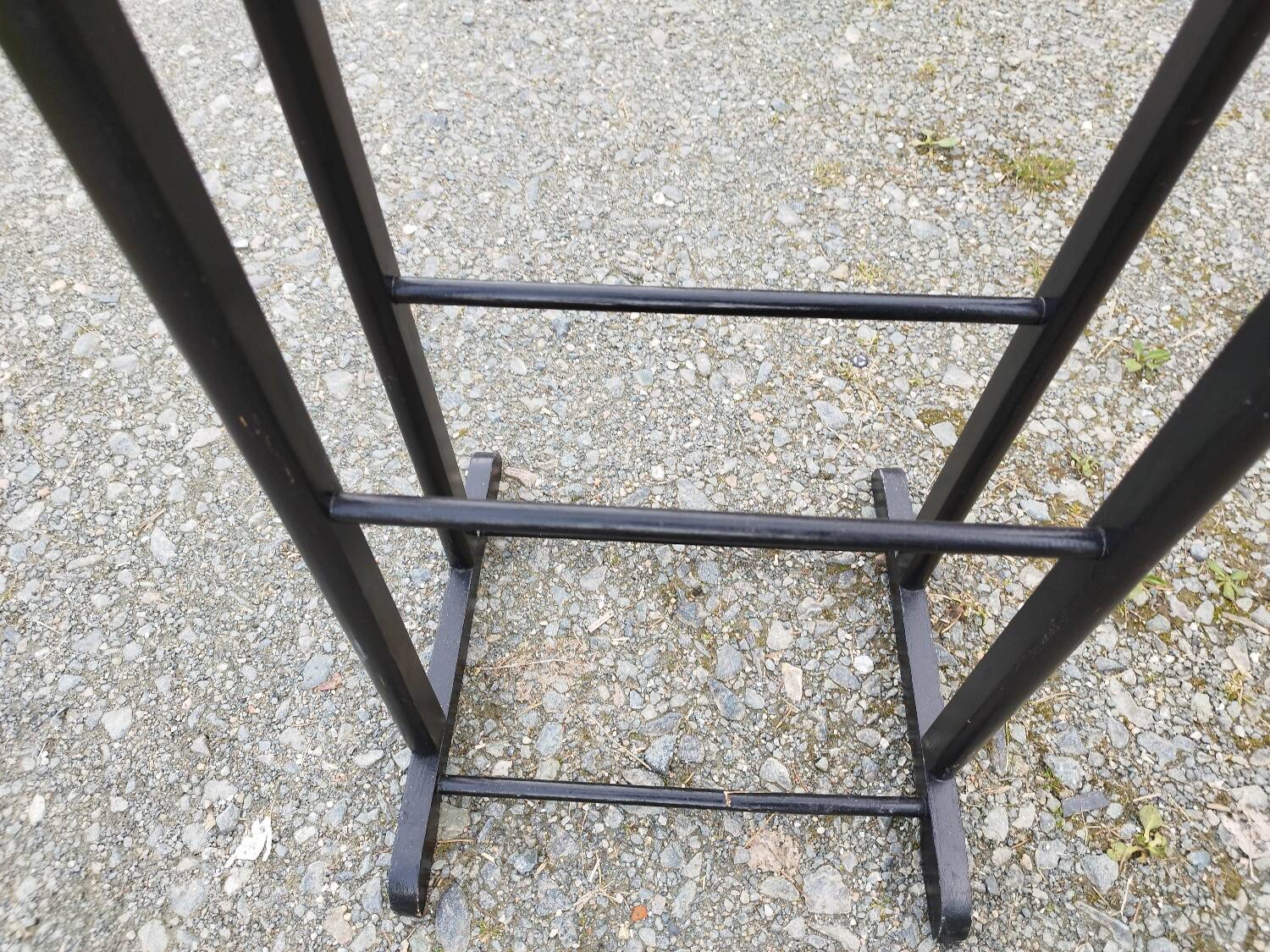 Valet black coat holder