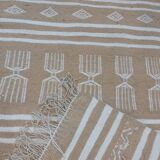 Tapis kilim descente de lit traditionnel fait main 97x64cm