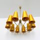 Large Brass Chandelier by Rupert Nikoll