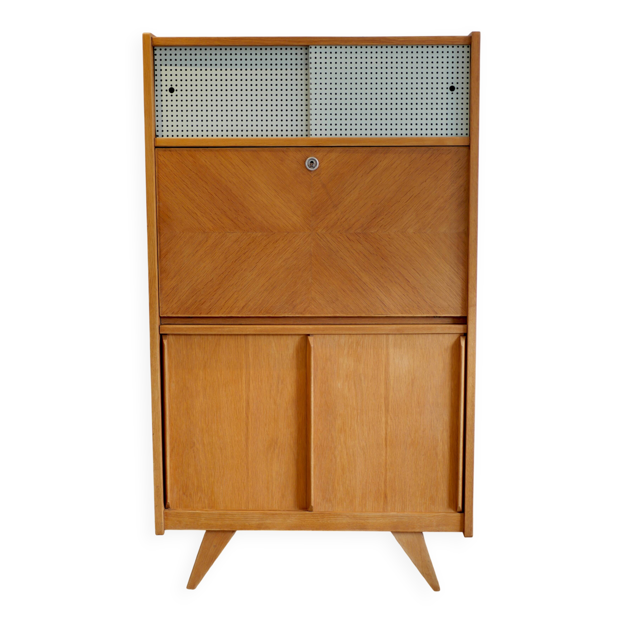 Vintage secretary with compass legs