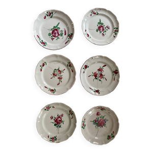 Assiettes anciennes faïence