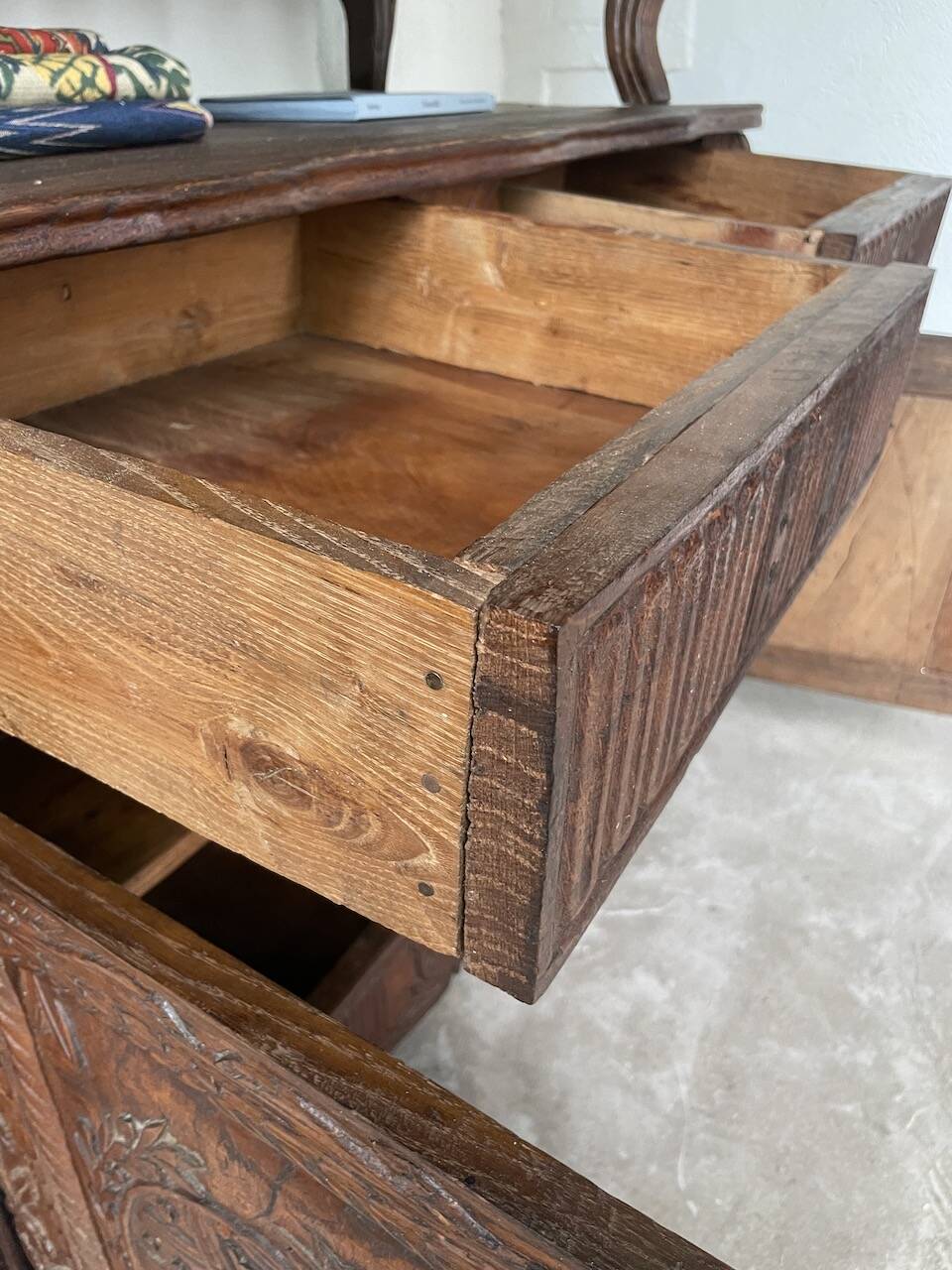 Auvergne brutalist folk art furniture 1890