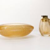 Murano smoking set ashtray and lighter Tommaso Barbi 1980