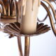 Italian hollywood regency chandelier 1960s