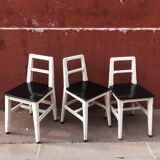 Lot of 3 vintage chairs