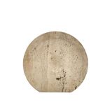 Mid-century modern travertine solifleur vase, Cerri Nestore, Italy, 1970s