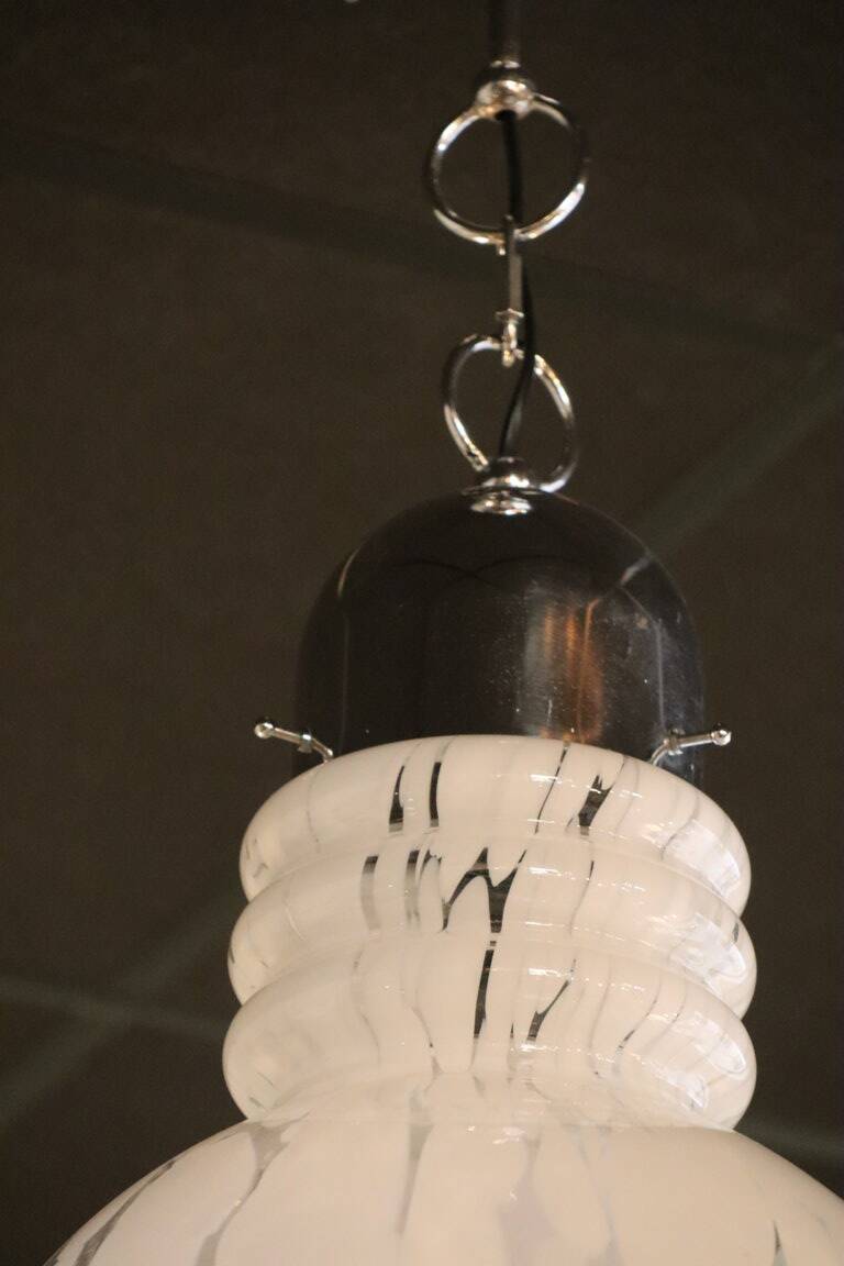 Vintage Italian Murano glass pendant light, 1970s
