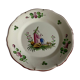 Assiette de Nevers en faïence fin XVIIIe siècle décor de chinois à la pipe