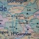 Map of France vintage - school poster n ° 4