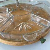 Rotating platter with small dishes