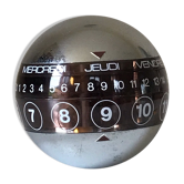 Perpetual calendar vintage design years 70