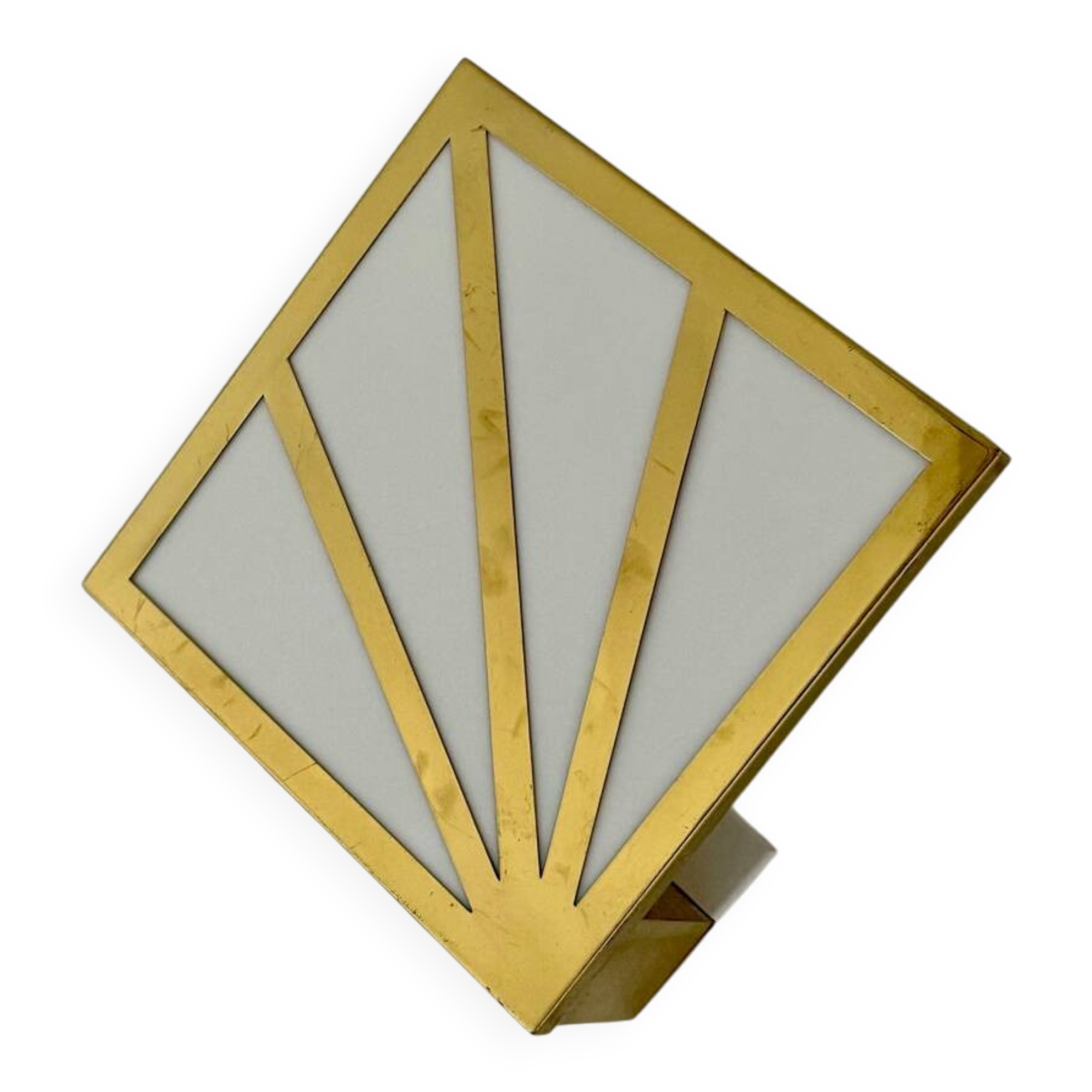Art Deco wall sconces – gilded brass