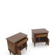 Pair of Italian bedside tables from the mid-20th century.