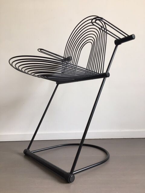 A SET OF 2 JUTTA & HERBERT OHL SWING CHAIR'S ROSENTHAL LÜBKE