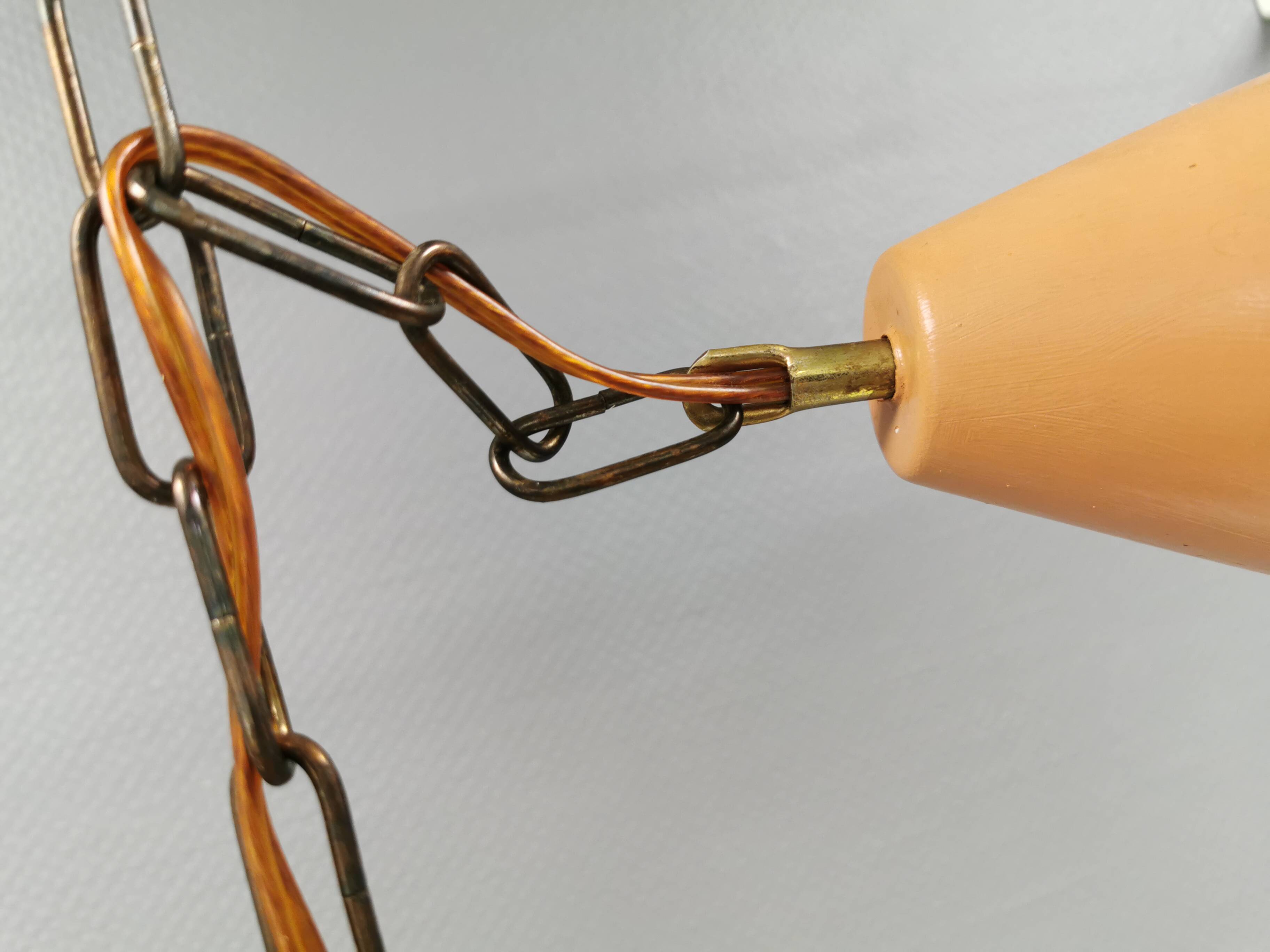 Ceramic hanging lamp, Danish from the 1970s.