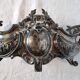 Late 19th century plated bronze planter, Louis XV style rocaille decoration