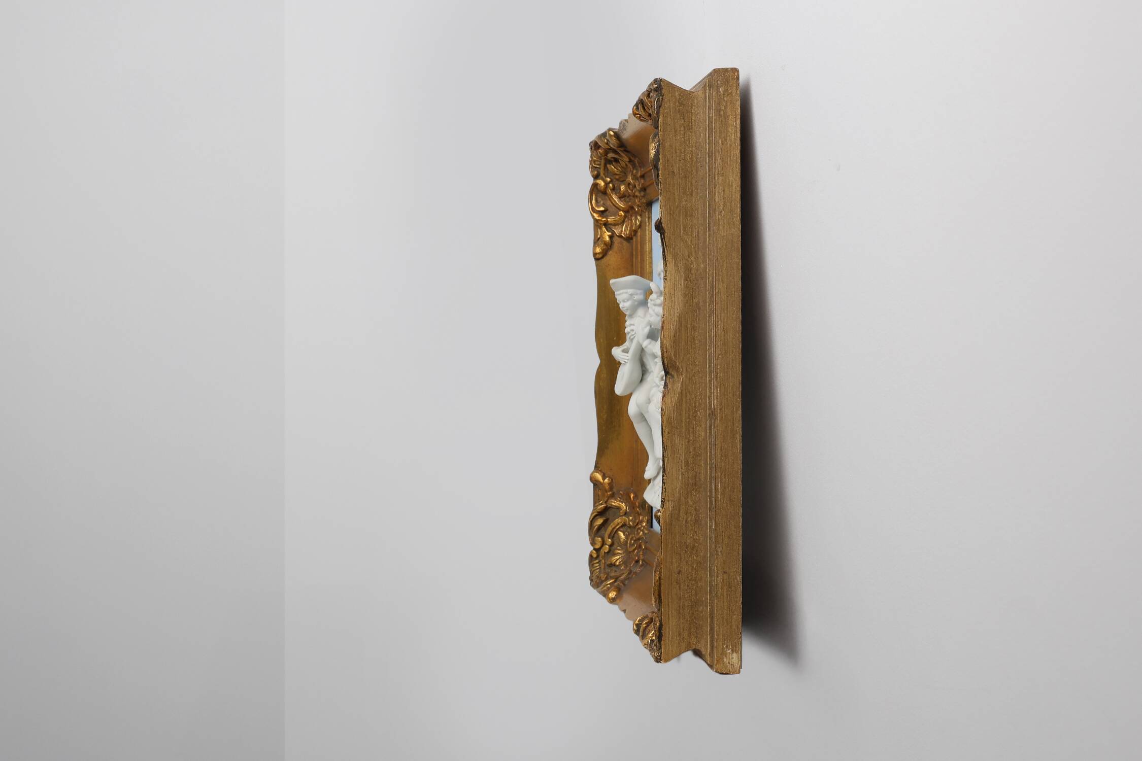 Porcelain Wall Art in Baroque style by Alt Meissen, Germany 1950s