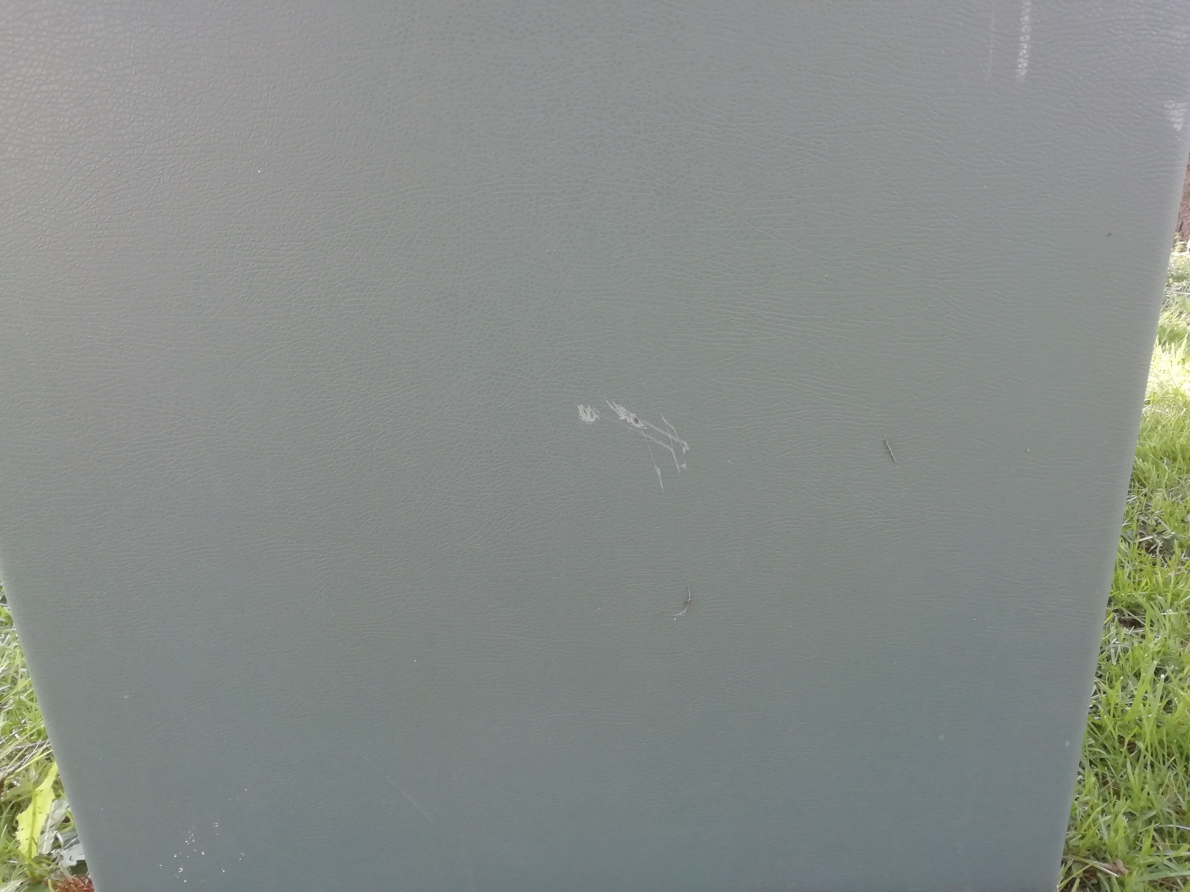 50s green metal desk