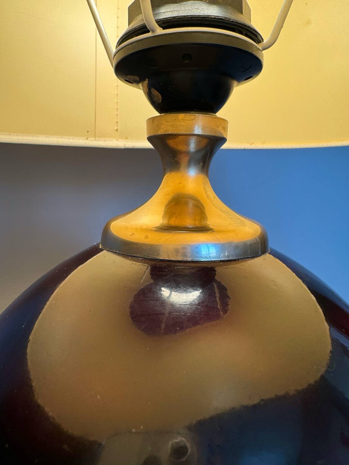 Large lamp The Dauphin egg 70s