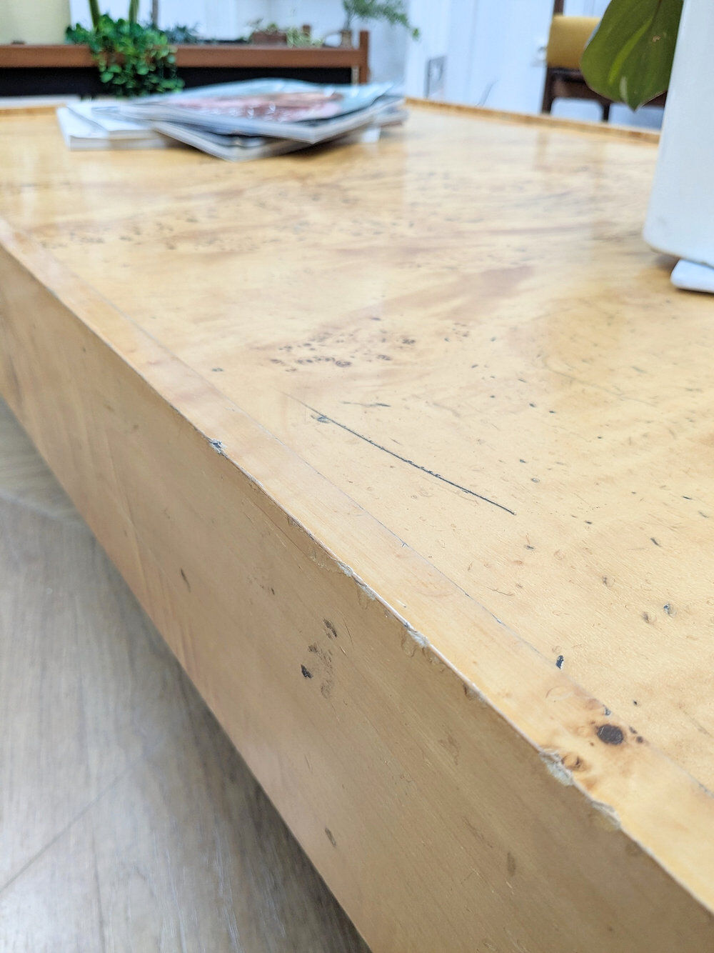 Table basse vintage par Jean Claude Mahey