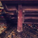Solid teak coffee bass table