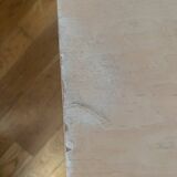 Vintage bedside table in blond wood